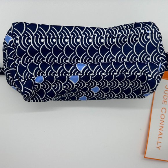 Jude Connally "Delaney" Moon Drop Navy & White Pouch - Picture 2 of 4